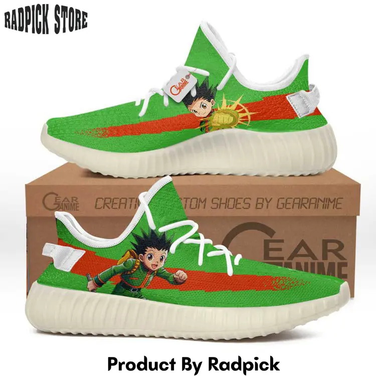 Gon freecss yeezy shoes anime sneakers  rp686868